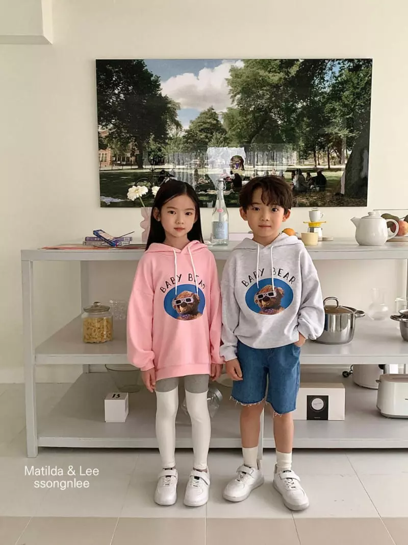 Matilda & Lee - Korean Children Fashion - #childrensboutique - Baby Bear Hoody Tee - 5