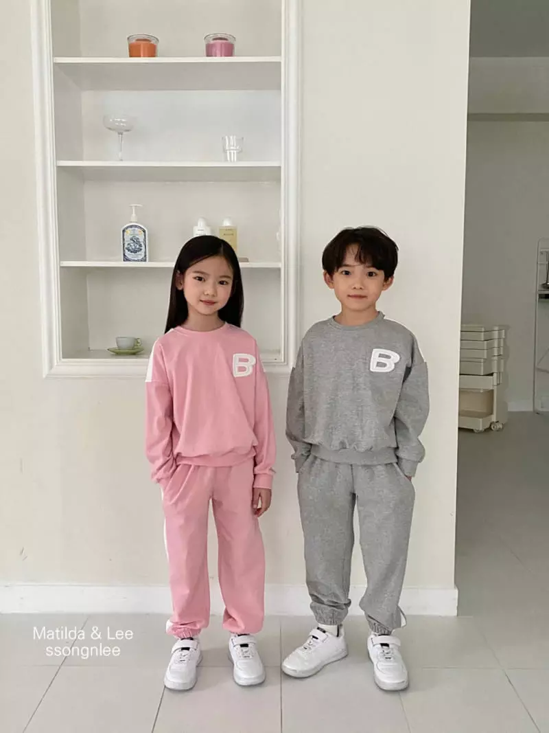 Matilda & Lee - Korean Children Fashion - #discoveringself - B Training Top Bottom Set - 2