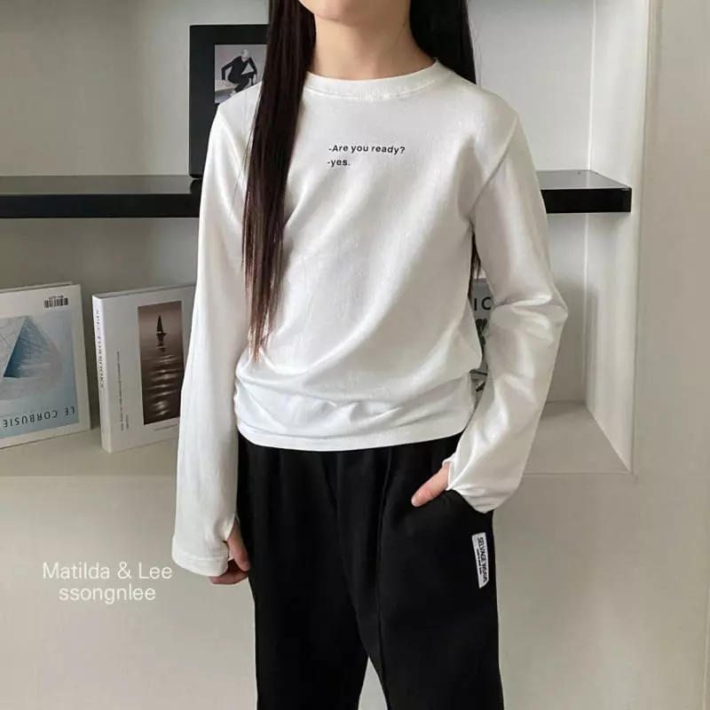 Matilda & Lee - Korean Children Fashion - #prettylittlegirls - Finger Slit Tee - 9