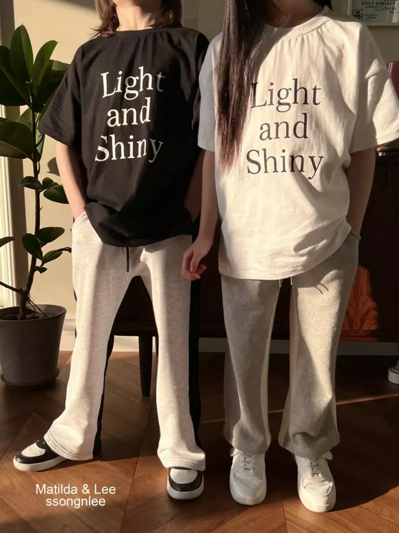 Matilda & Lee - Korean Children Fashion - #todddlerfashion - Light Short Sleeves Tee - 6