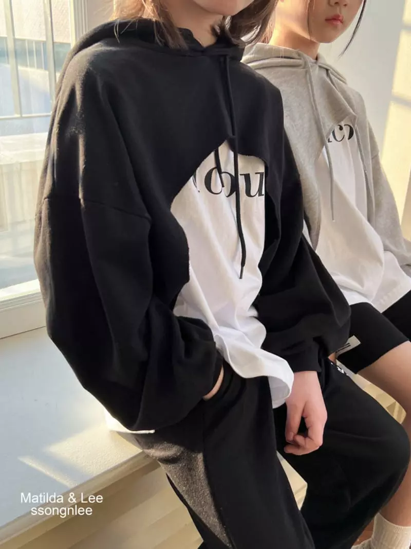 Matilda & Lee - Korean Children Fashion - #toddlerclothing - Layered Hoody - 12
