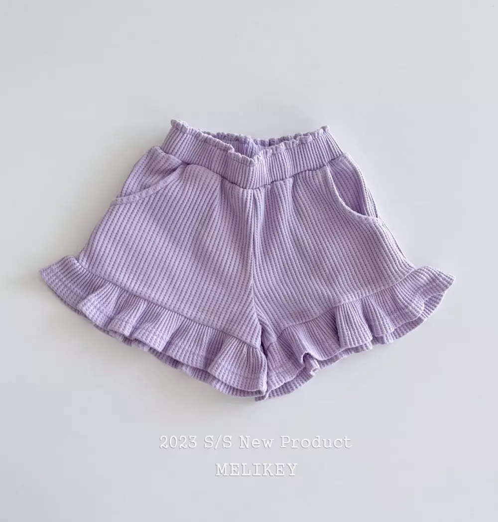 Melikey - Korean Children Fashion - #Kfashion4kids - Barnie Waffle Top Bottom Set - 9