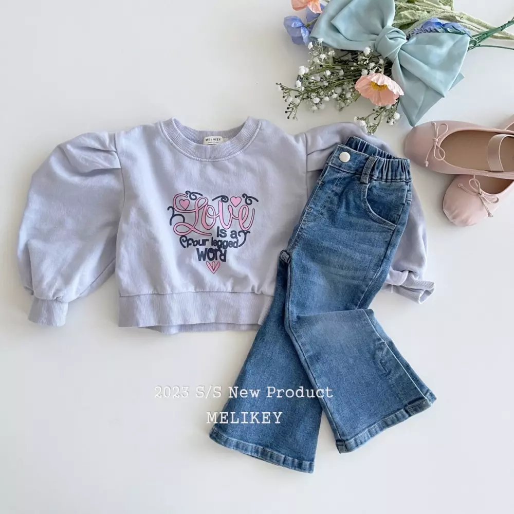 Melikey - Korean Children Fashion - #childofig - Lovely Puff Sweatshirt - 7