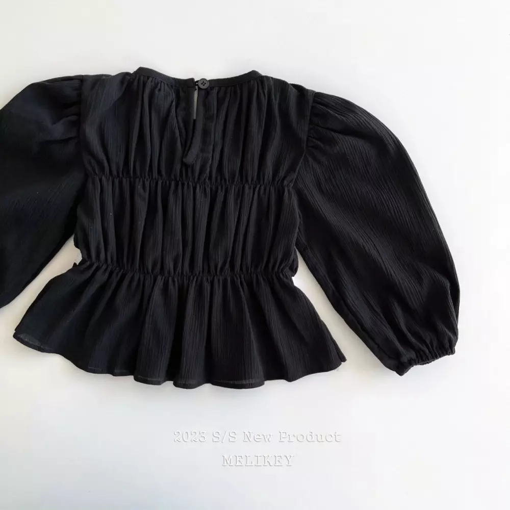 Melikey - Korean Children Fashion - #childofig - Ribbon Blouse - 4