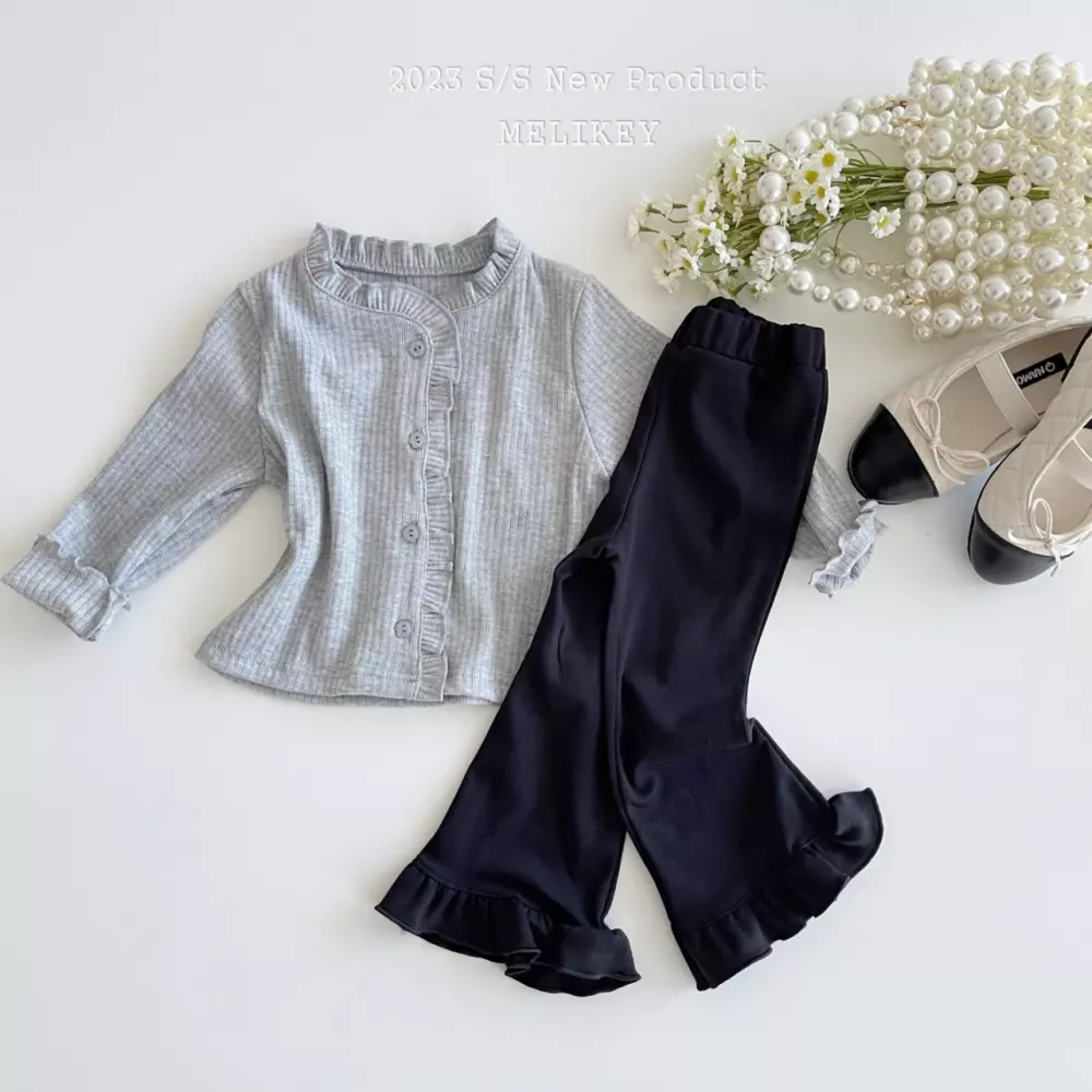 Melikey - Korean Children Fashion - #childofig - Frill Mizi Pants - 8