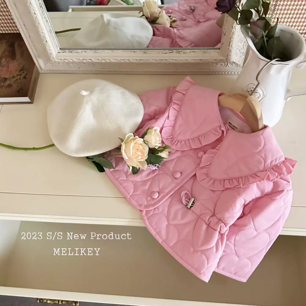 Melikey - Korean Children Fashion - #childofig - Quilting Heart Jacket - 5