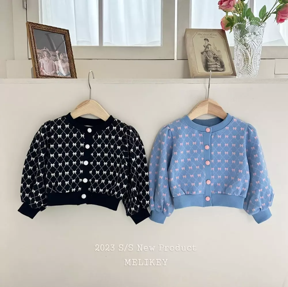 Melikey - Korean Children Fashion - #childrensboutique - Ribbon Cardigan - 6