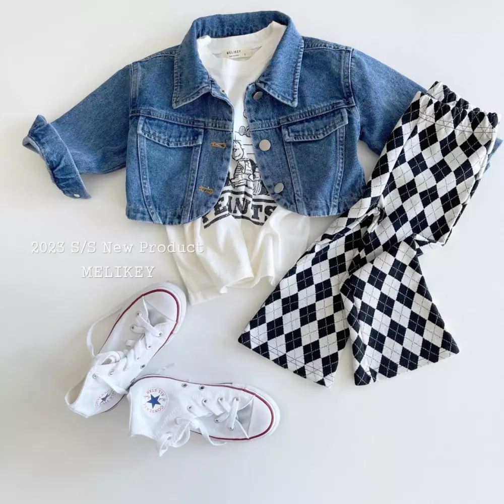 Melikey - Korean Children Fashion - #childrensboutique - Argyle Check Pants - 9