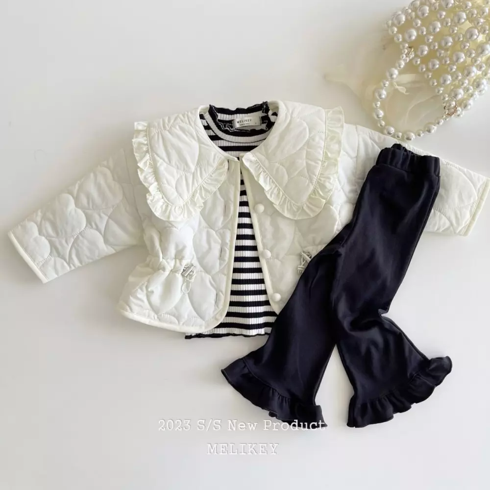 Melikey - Korean Children Fashion - #childrensboutique - Frill Mizi Pants - 10