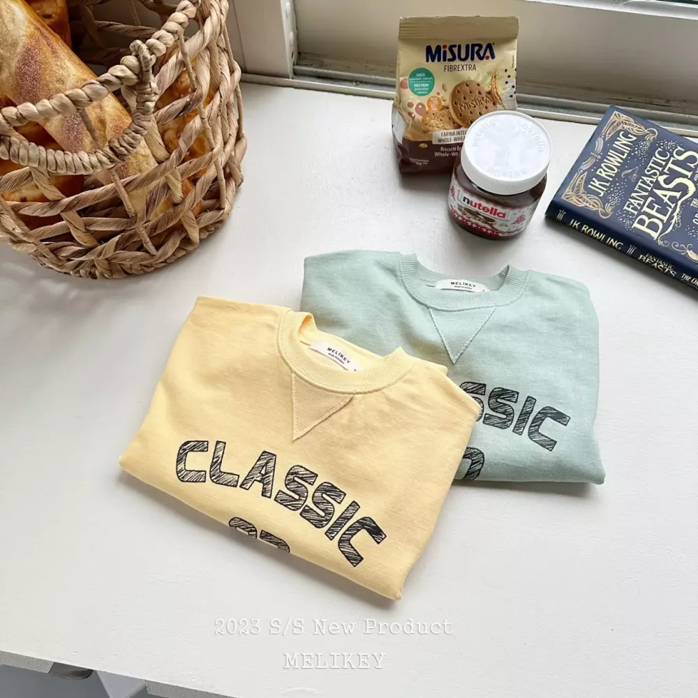 Melikey - Korean Children Fashion - #kidsshorts - Classic Sweatshirt - 5