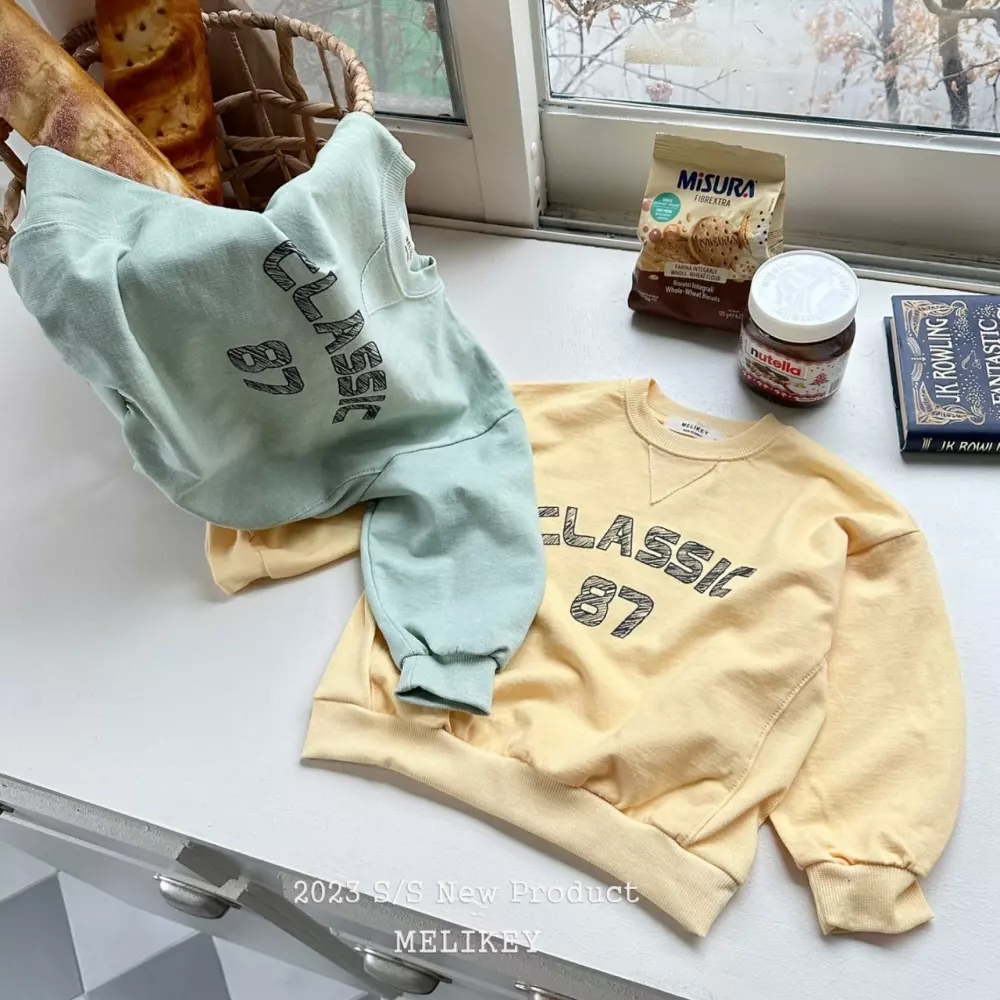 Melikey - Korean Children Fashion - #kidsstore - Classic Sweatshirt - 6