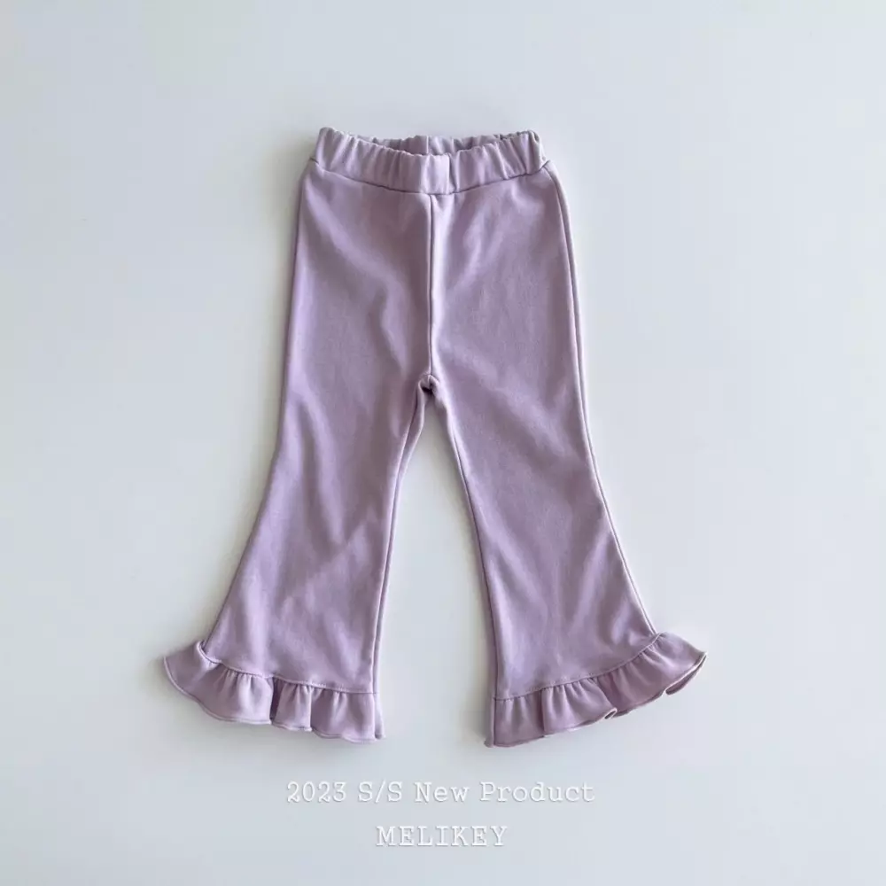 Melikey - Korean Children Fashion - #kidsstore - Frill Mizi Pants