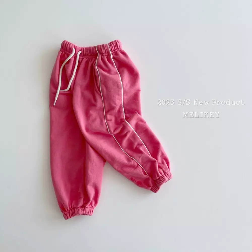 Melikey - Korean Children Fashion - #kidsstore - Duble Pping Stripes Pants - 4