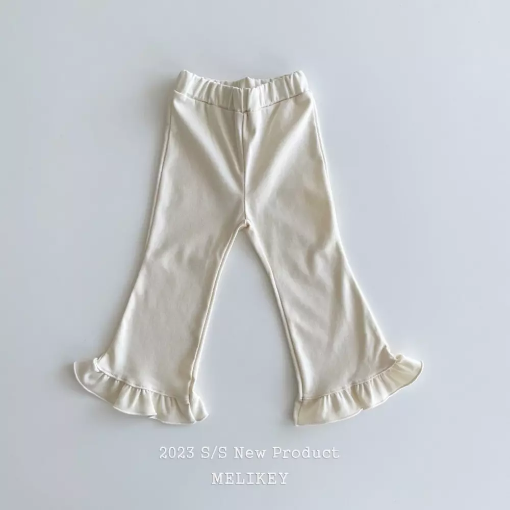 Melikey - Korean Children Fashion - #kidzfashiontrend - Frill Mizi Pants - 2