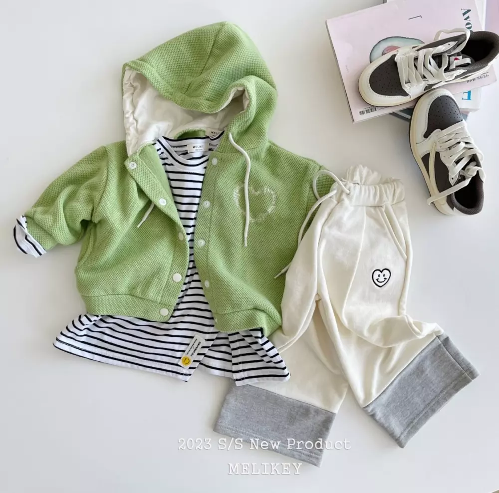 Melikey - Korean Children Fashion - #magicofchildhood - Label Slit Tee - 5