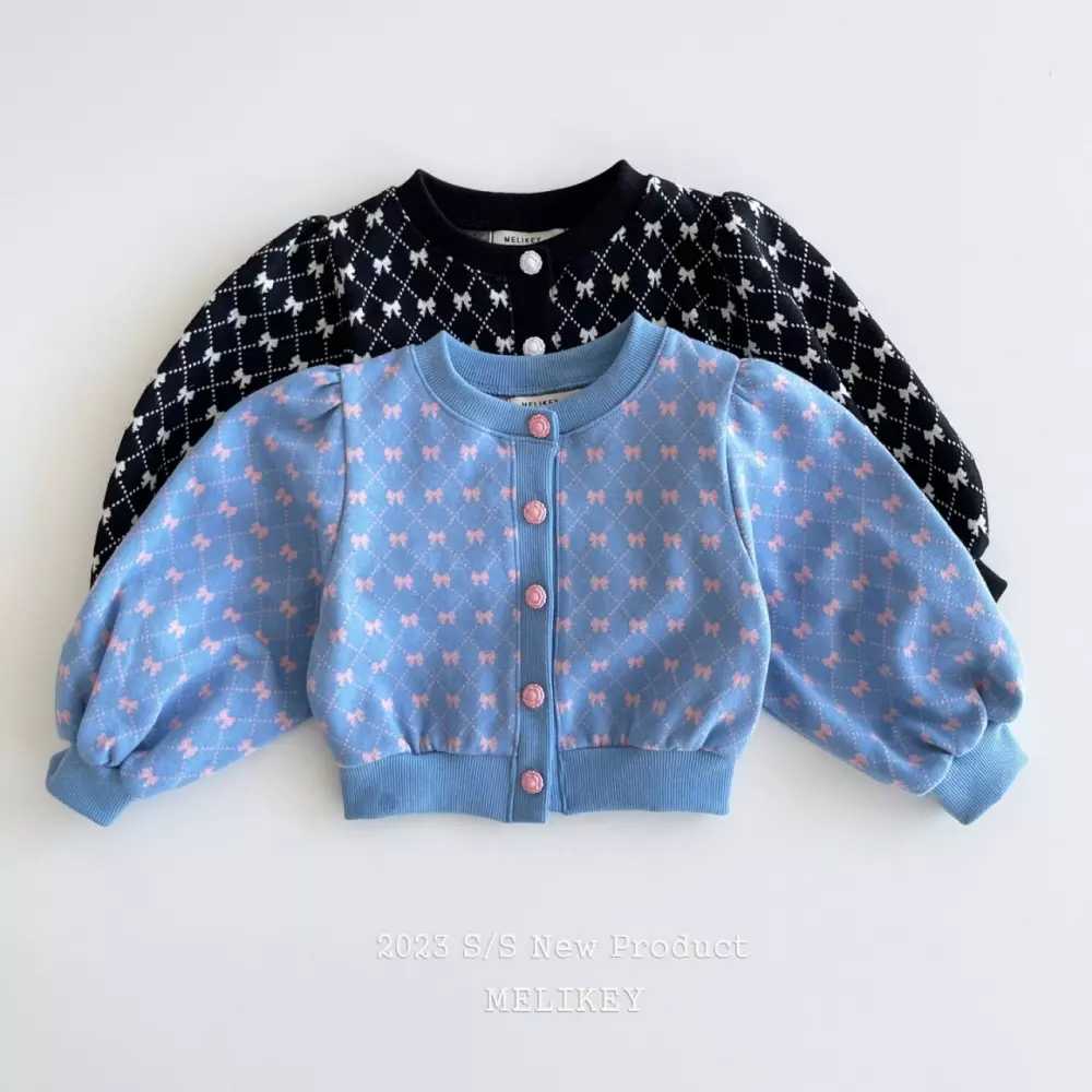 Melikey - Korean Children Fashion - #magicofchildhood - Ribbon Cardigan