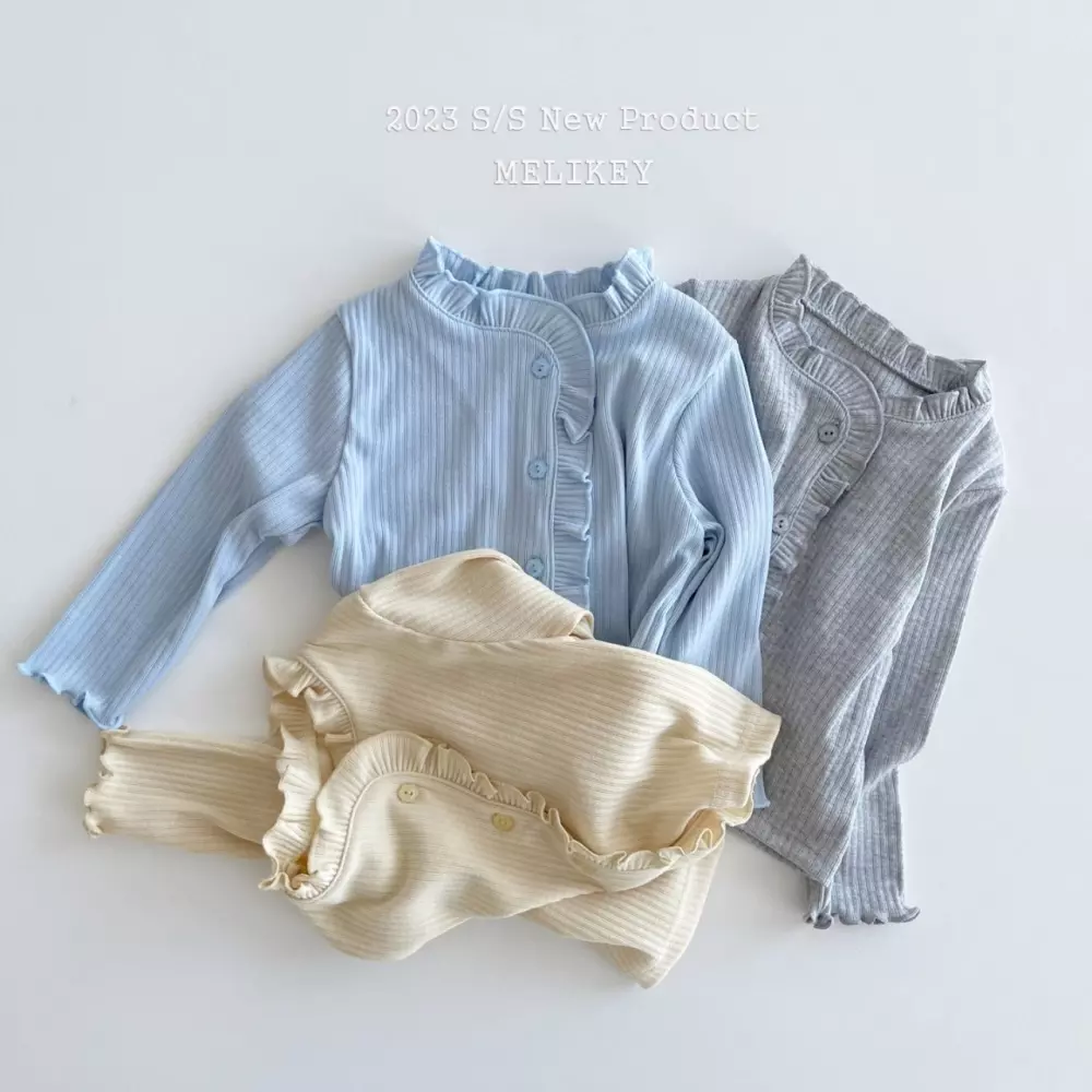 Melikey - Korean Children Fashion - #minifashionista - Inta Frill Cardigan