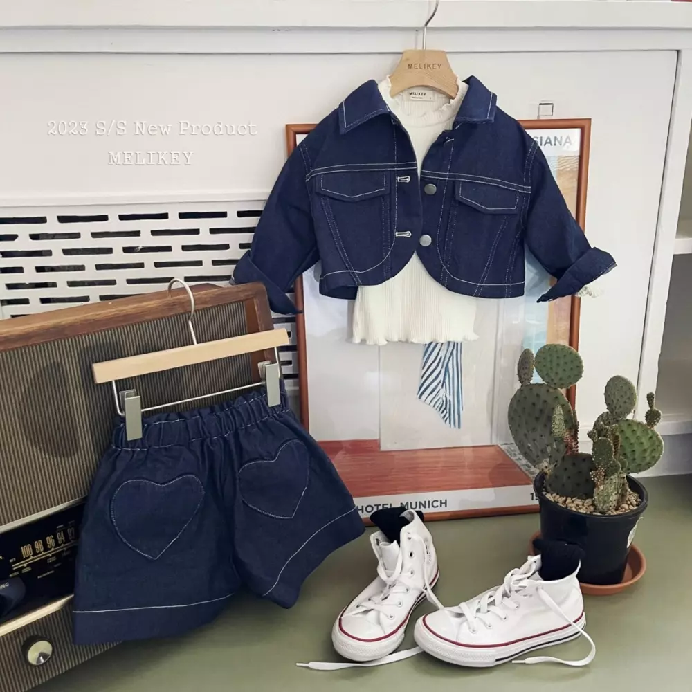 Melikey - Korean Children Fashion - #magicofchildhood - Heart Shorts - 4