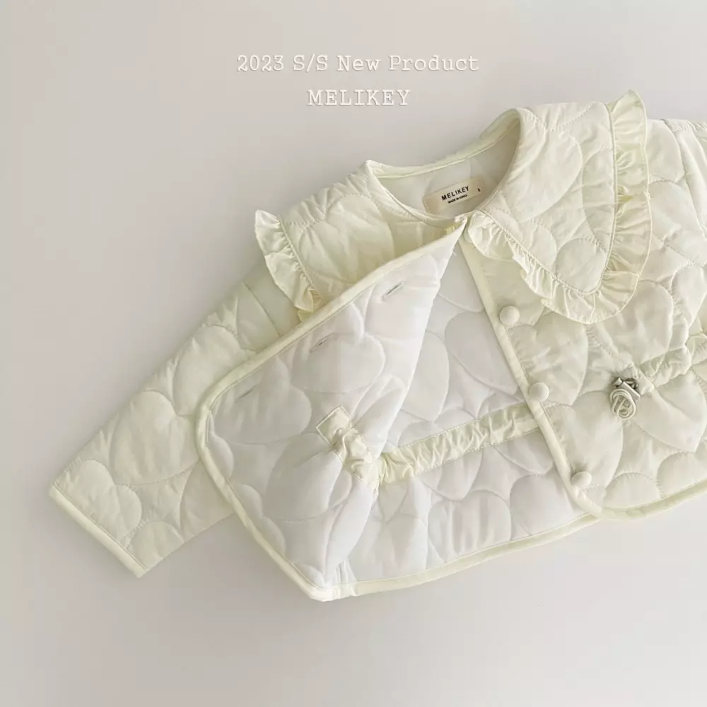 Melikey - Korean Children Fashion - #minifashionista - Quilting Heart Jacket - 3