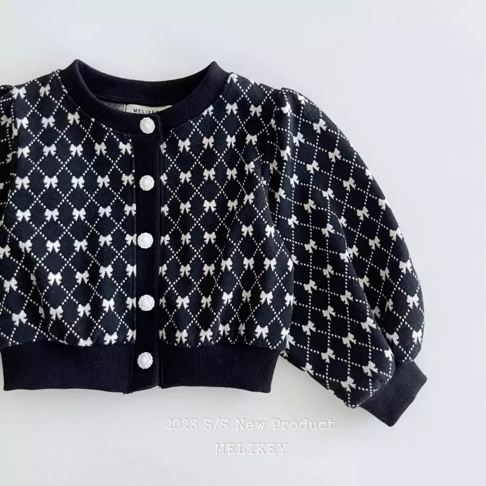 Melikey - Korean Children Fashion - #prettylittlegirls - Ribbon Cardigan - 3