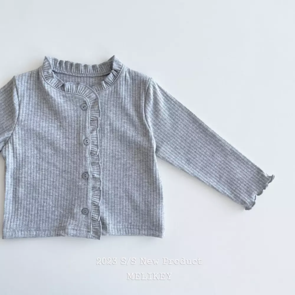 Melikey - Korean Children Fashion - #todddlerfashion - Inta Frill Cardigan - 3