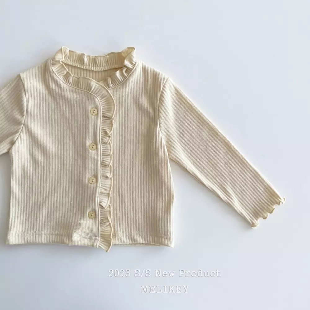 Melikey - Korean Children Fashion - #todddlerfashion - Inta Frill Cardigan - 4