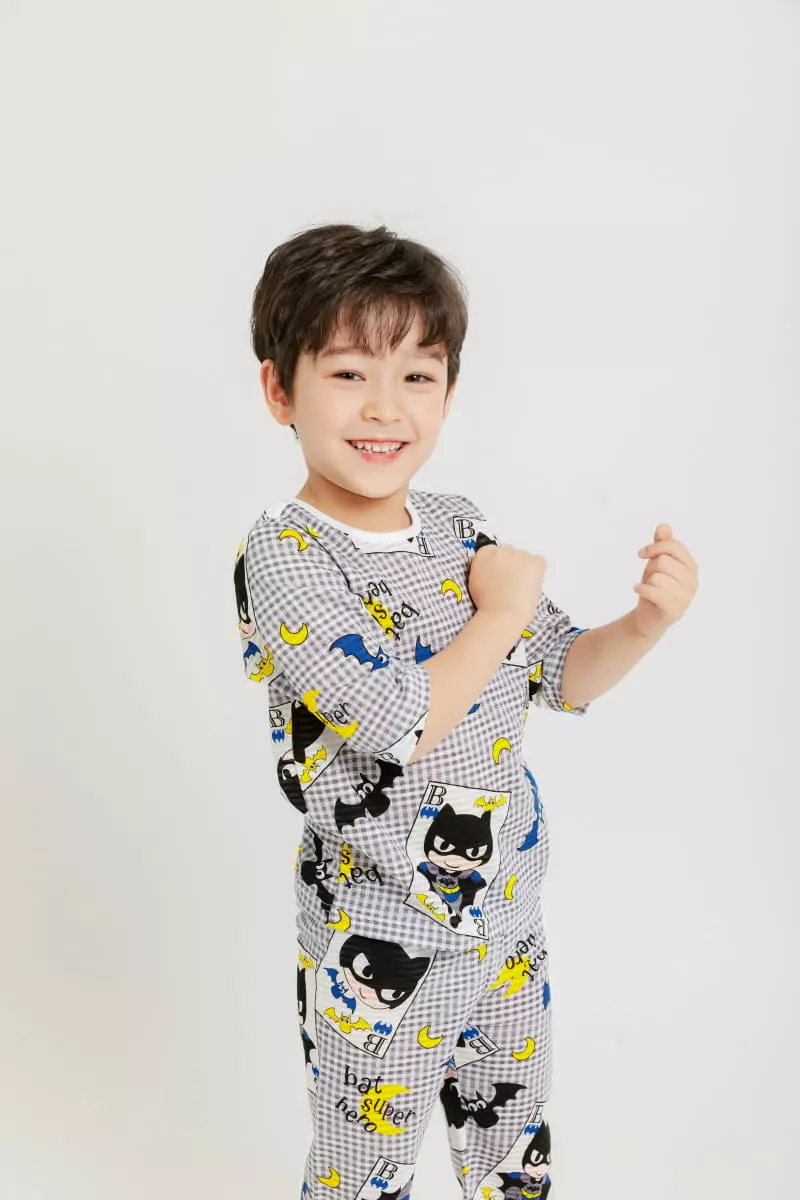 Mellis - Korean Children Fashion - #Kfashion4kids - Bat Boy Jacquard 7 Easywear