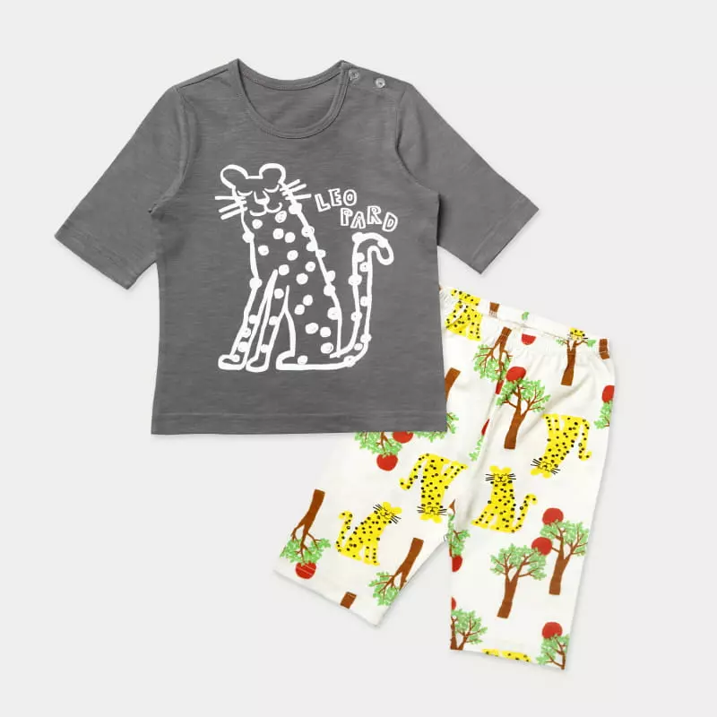Mellis - Korean Children Fashion - #discoveringself - Cheetah Modal Slac 7 Easywear