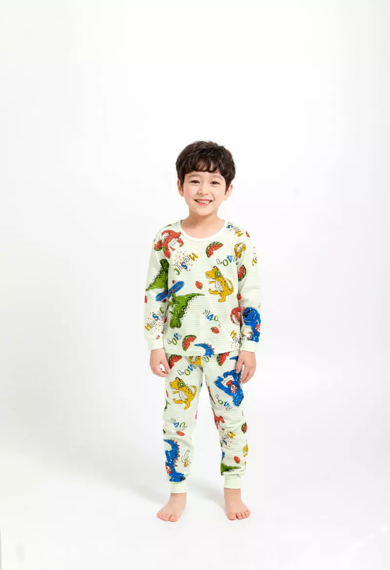 Mellis - Korean Children Fashion - #fashionkids - Board Dino Jacquard 9 Easywear