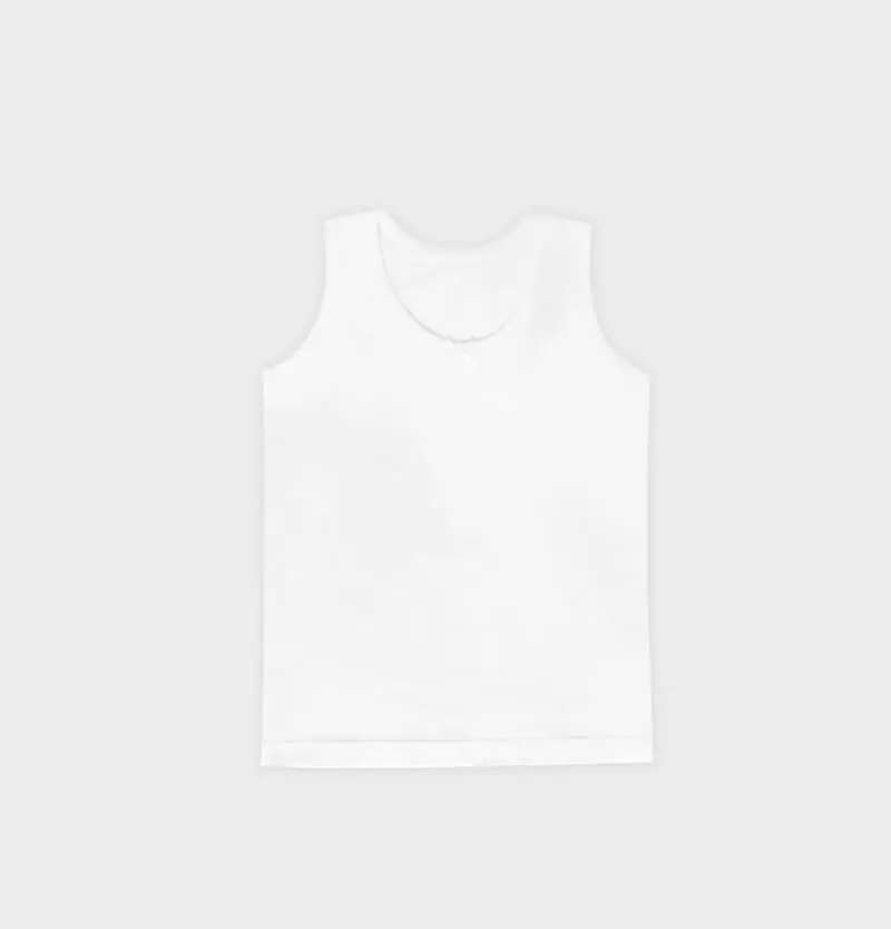Mellis - Korean Children Fashion - #kidsstore - CM White Girl Package Sleeveless 3set