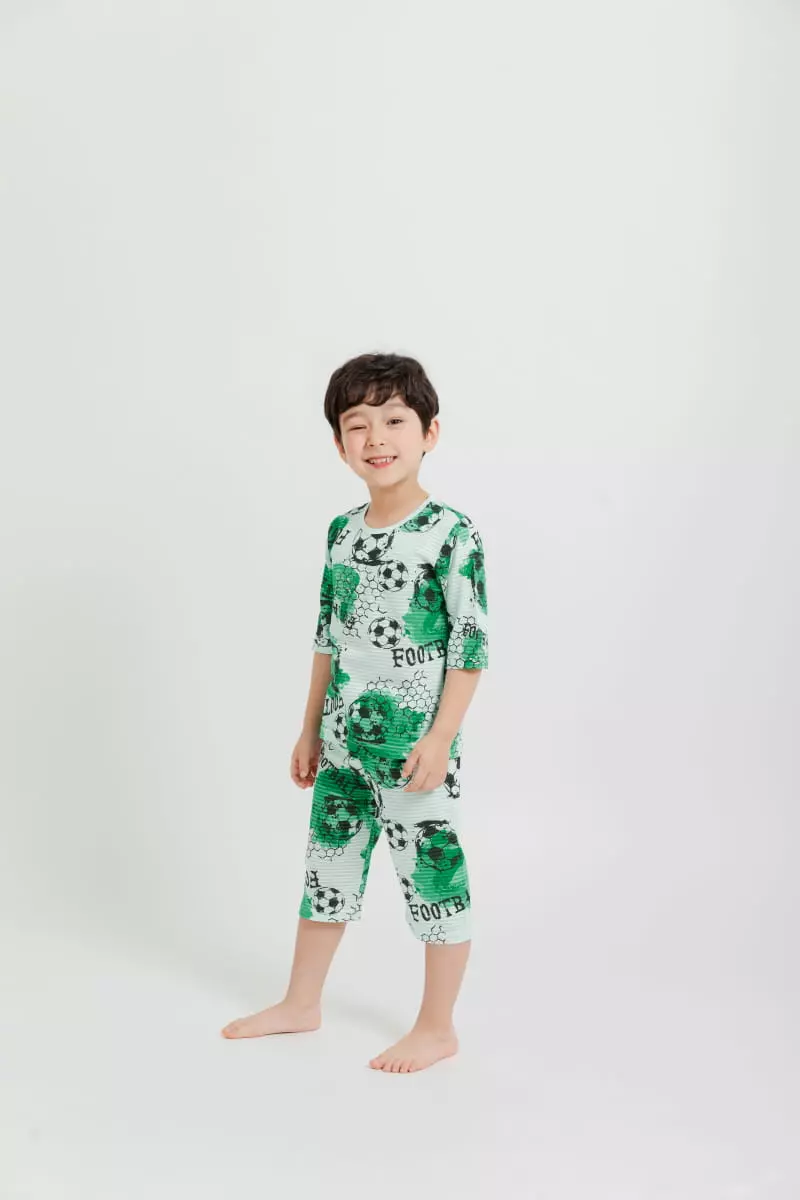Mellis - Korean Children Fashion - #minifashionista - Football Jacquard 7 Easywear