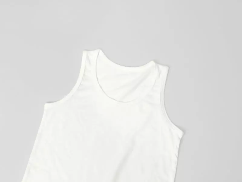 Mellis - Korean Children Fashion - #minifashionista - Boy Sleeveless CM Ivory - 3