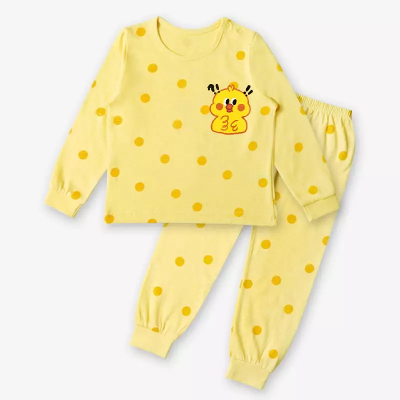 Mellis - Korean Children Fashion - #stylishchildhood - Dot Duck Modal Slav 9 Easywear