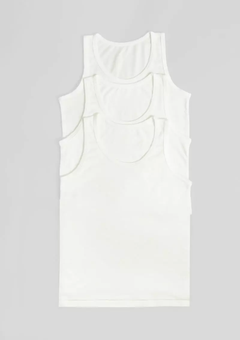 Mellis - Korean Children Fashion - #todddlerfashion - Boy Sleeveless CM Ivory - 5