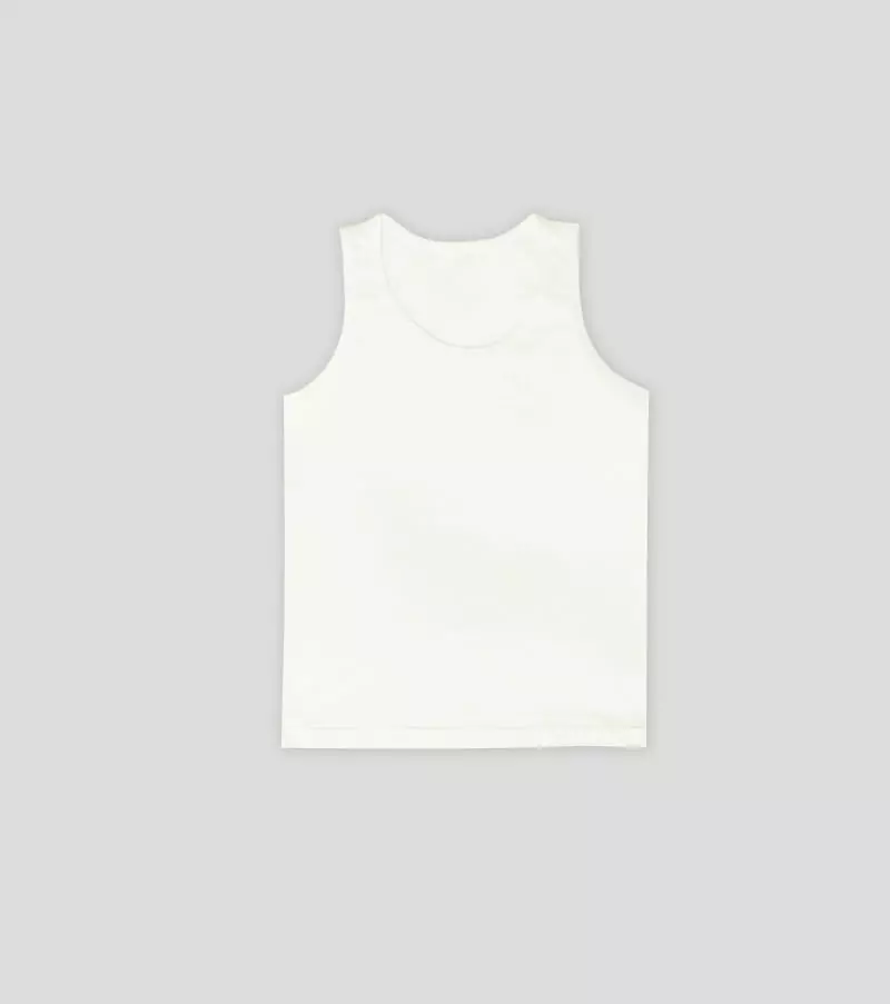 Mellis - Korean Children Fashion - #toddlerclothing - Boy Sleeveless CM Ivory - 6