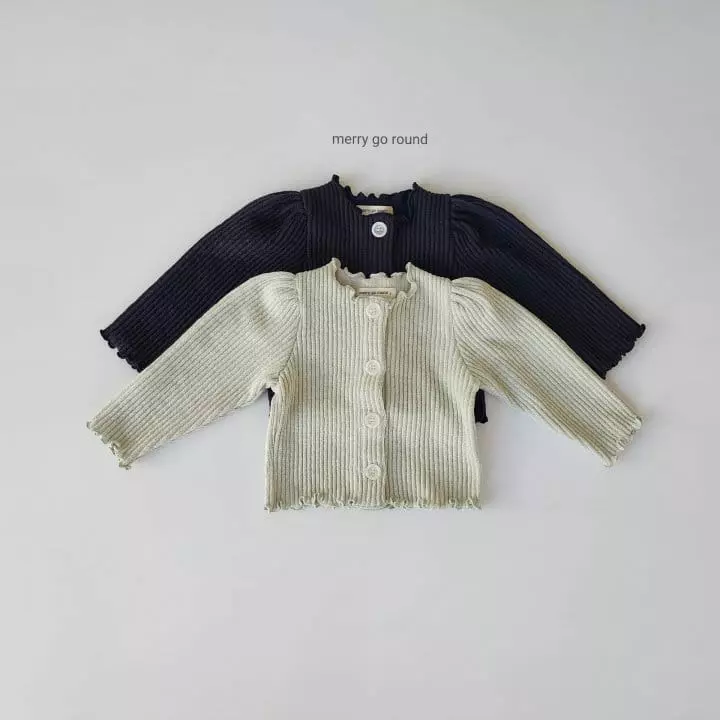 Merry Go Round - Korean Children Fashion - #Kfashion4kids - Rib Cardigan