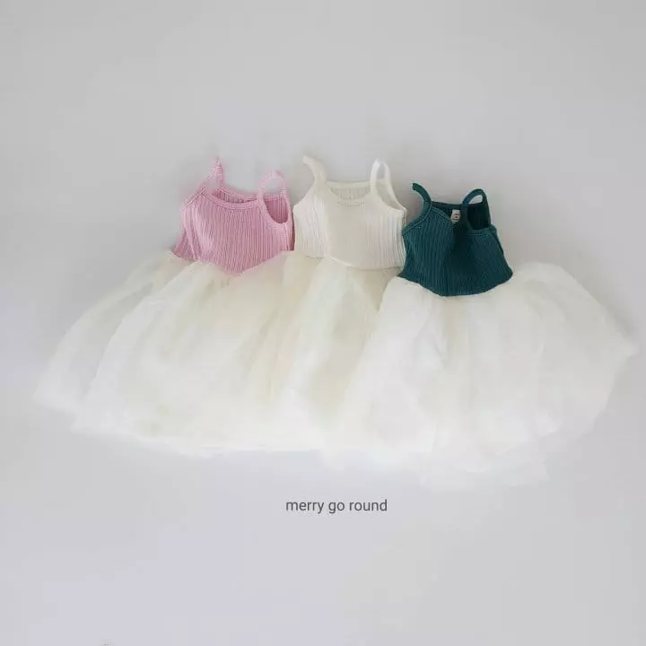 Merry Go Round - Korean Children Fashion - #Kfashion4kids - Sleeveless Mesh One-piece - 10