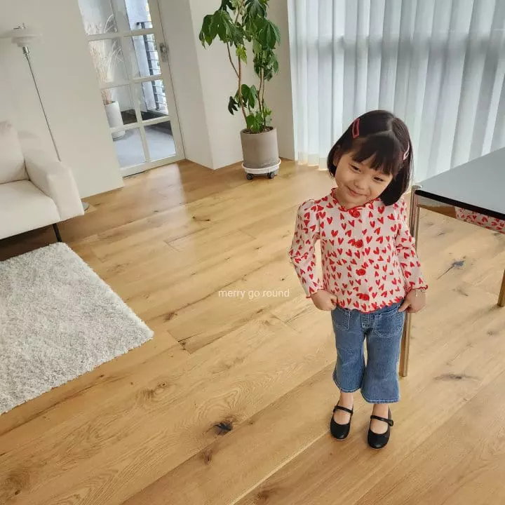 Merry Go Round - Korean Children Fashion - #childofig - Heart Cardigan - 8