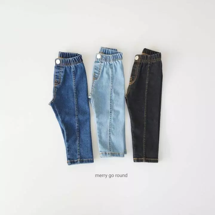 Merry Go Round - Korean Children Fashion - #kidzfashiontrend - Pintuck Skinny