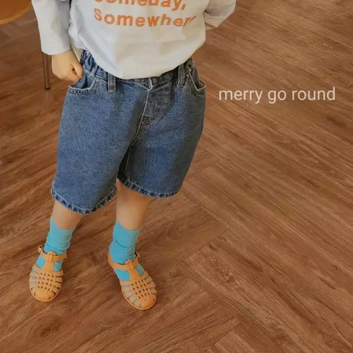 Merry Go Round - Korean Children Fashion - #prettylittlegirls - Denim Pants - 2