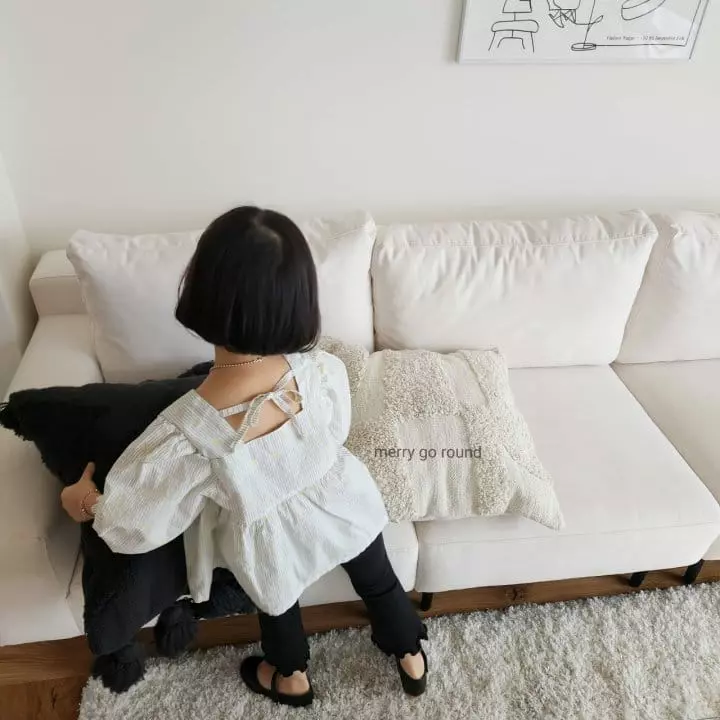 Merry Go Round - Korean Children Fashion - #stylishchildhood - Square Blouse - 11