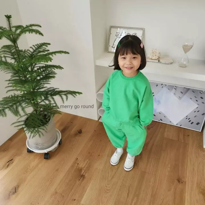 Merry Go Round - Korean Children Fashion - #toddlerclothing - Basic Top Bottom Set - 4