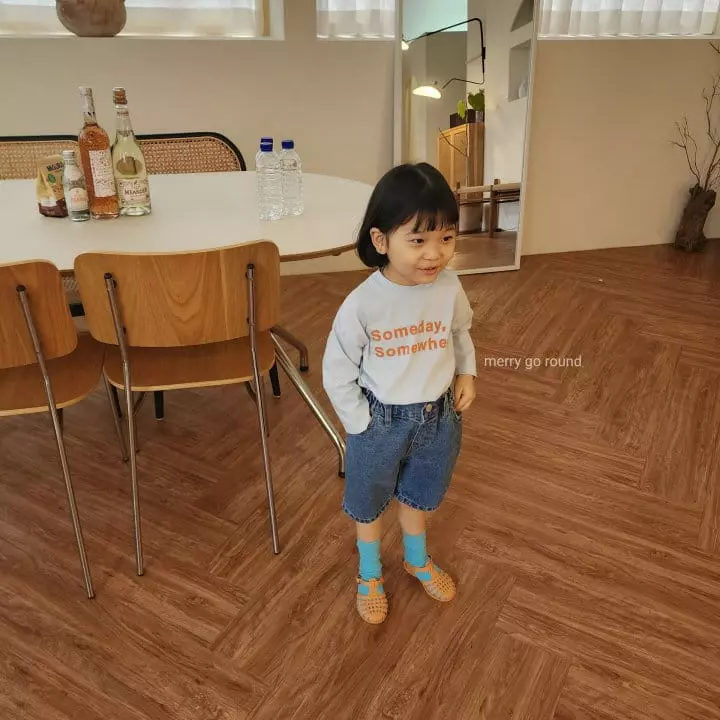 Merry Go Round - Korean Children Fashion - #todddlerfashion - Denim Pants - 3