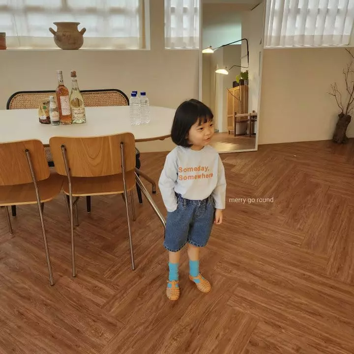 Merry Go Round - Korean Children Fashion - #todddlerfashion - Denim Pants - 4