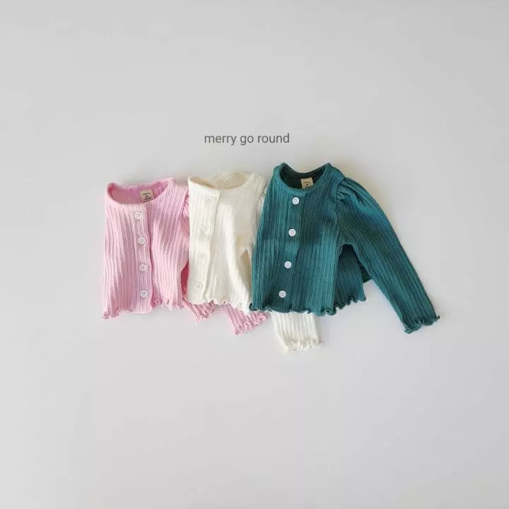Merry Go Round - Korean Children Fashion - #toddlerclothing - Pastel Cardigan