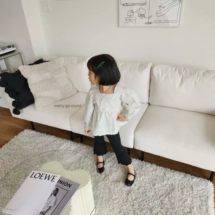 Merry Go Round - Korean Children Fashion - #toddlerclothing - Square Blouse - 10