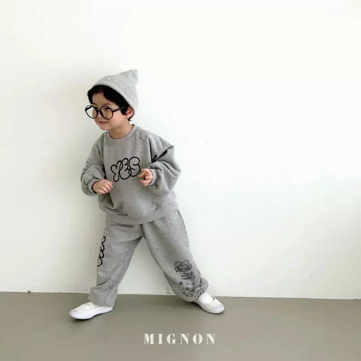 Mignon - Korean Children Fashion - #childofig - Kid Top Bottom Set - 5