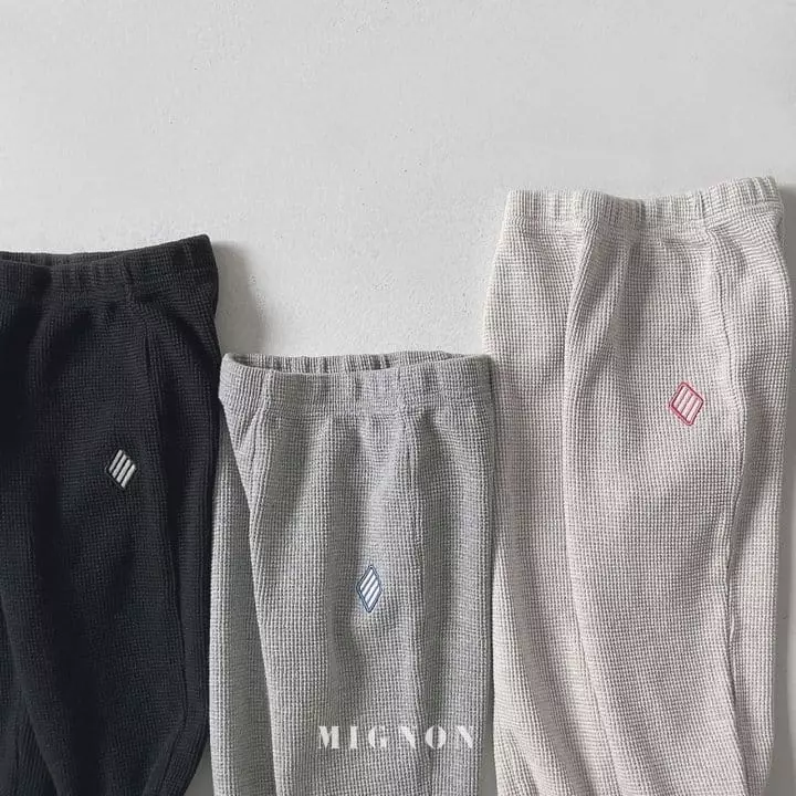 Mignon - Korean Children Fashion - #childofig - Sasun Waffle Pants