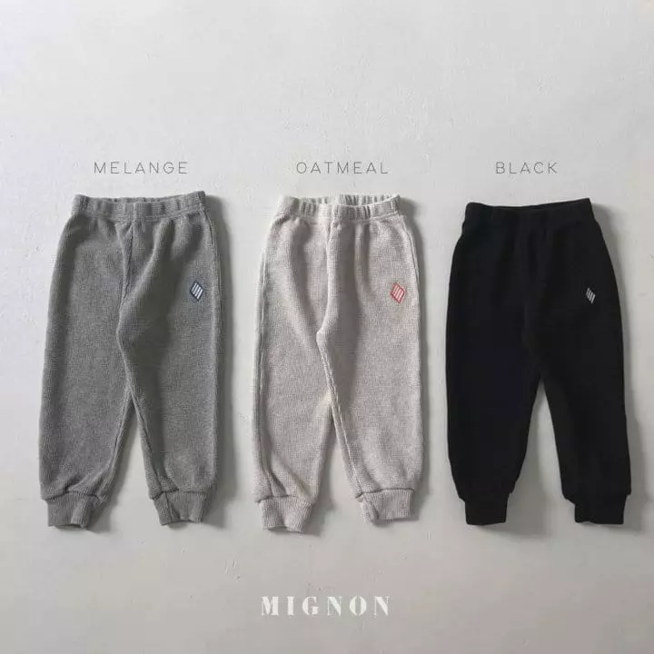Mignon - Korean Children Fashion - #childofig - Sasun Waffle Pants - 2