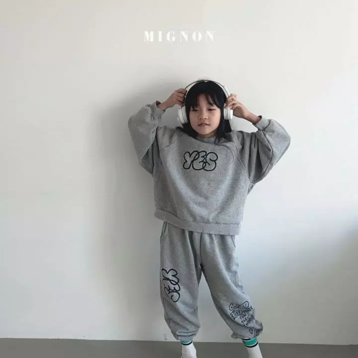 Mignon - Korean Children Fashion - #fashionkids - Kid Top Bottom Set - 9